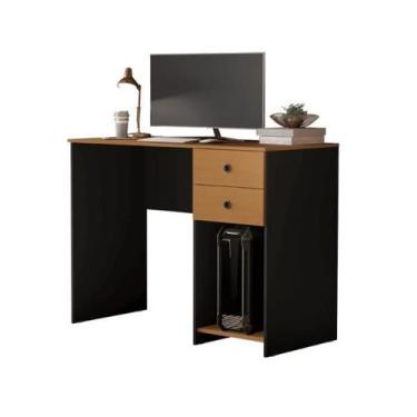 Imagem de Escrivaninha Gamer Para Computador Home Office Com 2 Gavetas e Suporte