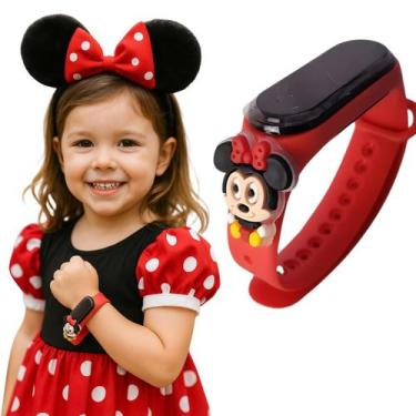 Imagem de relógio infantil menino e menina digital para criança a prova de água 