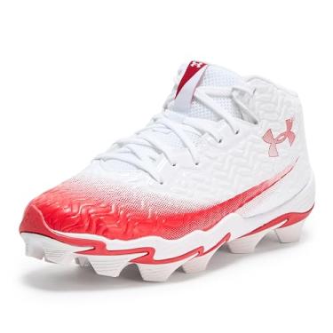 Imagem de Under Armour Tênis masculino Spotlight Hammer Rm Jr, (101) Branco/Vermelho/Vermelho, 16