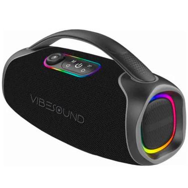 Imagem de Caixa de Som Bazuka 100W Rms Amplificada Portátil Bluetooth Prova D´agua Vibe Sound Vs010 V4 Bazooka
