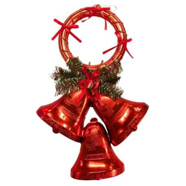 Imagem de Guirlanda de Sino Pendurável 44x31cm com Festão Natalino