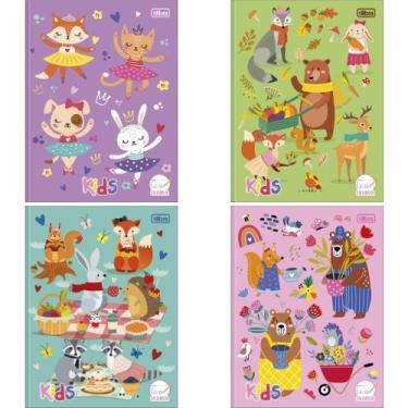 Imagem de Caderno Caligrafia Capa Dura Sapeca Feminino 40 Folhas Brochura Pacote