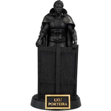 Imagem de Estátua Exu Porteira Umbanda Candomblé (Cor Aurum Noctis)