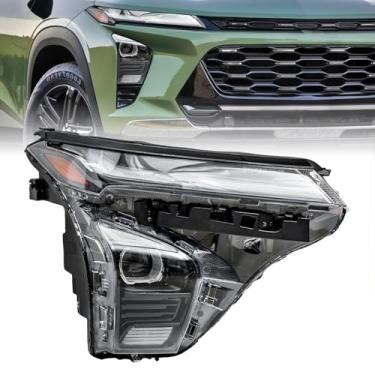 Imagem de Projetor de farol completo de LED W/DRL compatível com Chevy Trax LT RS 2024 2025 substituição de farol ativo para 42865174, 42865175 (lado direito do passageiro)