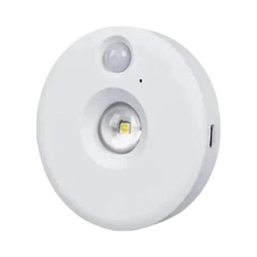 Imagem de Luz Noturna LED Recarregável USB Com Sensor De Movimento Regulável Par