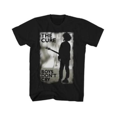 Imagem de Camiseta Vintage Oversized De Rock Hip Hop Com Estampa 'Meninos Não Ch