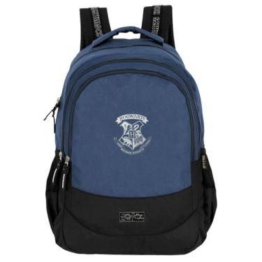 Imagem de Mochila Costas Harry Potter Oficial MS49751, Azul