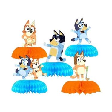 Imagem de Suprimentos Para Festa De Aniversário Bluey Tema De Cão De Desenho Ani