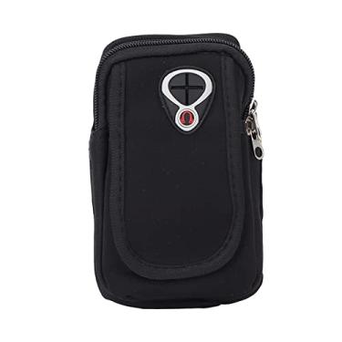 Imagem de Cuofyunl bolsa de braço para celular, preta, fitness, ao ar livre, à prova d'água, corrida, maratona, esportes, faixas de braço à prova d'água