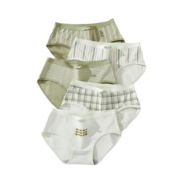 Imagem de Calcinhas De Algodão Para Meninas Jovens 5 Peças Estampa Fofa Baixa Ci