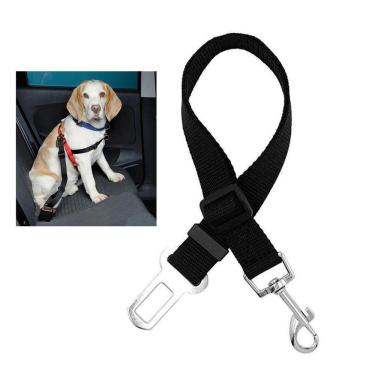 Imagem de Cinto De Segurança Pet Cachorro Cao Guia Coleira Animal De Estimaçao Viagem Passeio Carro Veiculo Transporte Seguro Pet Shop