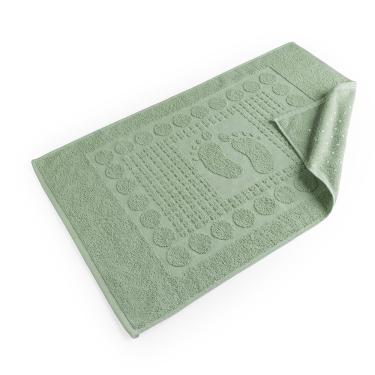 Imagem de Toalha de Piso Wave Gramatura 700g/m² Antiderrapante 01 Peça 100% Algodão - Pistache