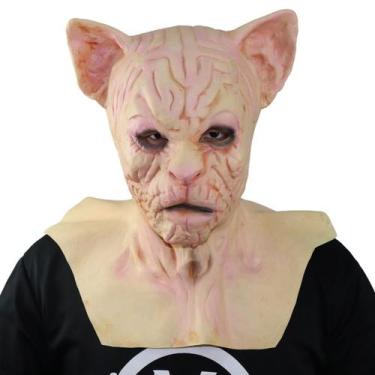 Imagem de Máscara de cosplay para gatos sem pêlos, Halloween, Carnaval, Páscoa, 