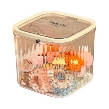 Imagem de Caixa Organizadora De Acessórios De Cabelo Para Meninas, Caixa De Joia