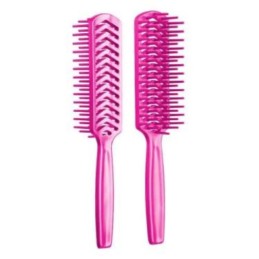 Imagem de Escova jacaré rígida desembaraçadora de cabelo ideal para fitagem - ES