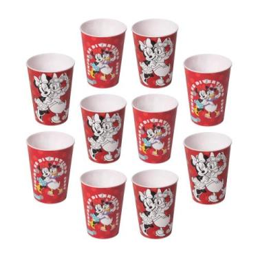 Imagem de Kit 10 Copos Minnie 320 ml Lembrancinhas Festa Infantil Aniversário Co