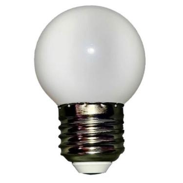 Imagem de Lâmpadas Led Mini Bulbo Bolinha E27 1w Color Branco Quente -110V - emb