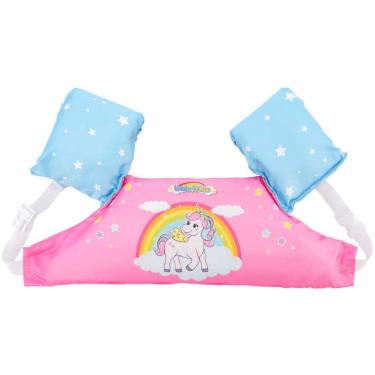 Imagem de Colete salva-vidas Infantil DMS7061 para Primeiros Contatos com a Água com Flutuador de...