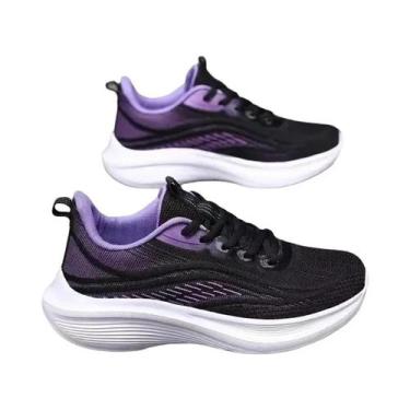 Imagem de Tênis Feminino Casual De Verão Com Malha Respirável Antiderrapante Par