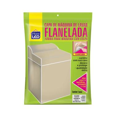 Imagem de Capa para Máquina de Lavar Plast Leo 730-G para Lavadora em Polietileno e Poliéster Fla...