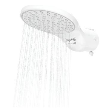 Imagem de Chuveiro Ducha Eletrônica 4 Temperatura Moment Zagonel Branco 6800W 220V