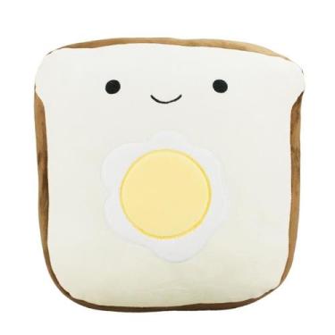 Imagem de Pão Fatiado Ovo Rosto 30x19x30cm - Pelúcia - Foffy