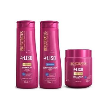 Imagem de Kit Bio Extratus +Liso (3 produtos) MASC 500G