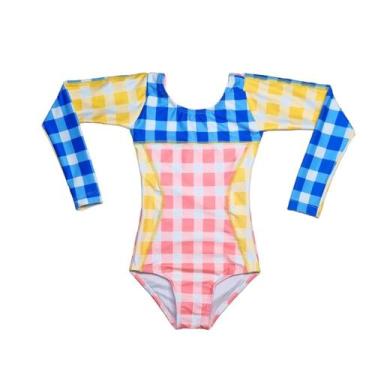 Imagem de Maiô Manga Longa  Lycra Proteção UPF50+ New PicNic - Verão 2024 - Banh