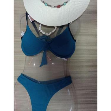 Imagem de Biquini estampado,azul . - Pata Leve