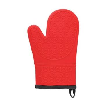 Imagem de Luva de silicone com barra de tecido para cozinha 29cm - Uny Home, VER