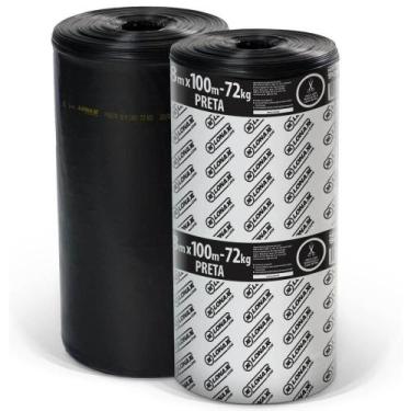 Imagem de Lona Plástica Lonax Preta 8 x 100m 72Kg