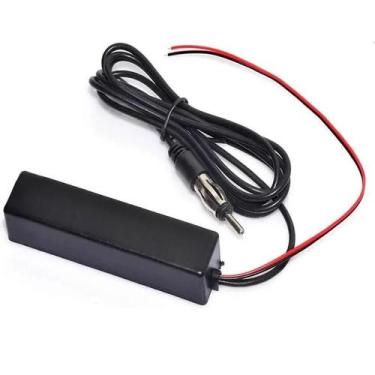 Imagem de Antena Oculta para Carro, Amplificador de Sinal de Rádio FM, Design de