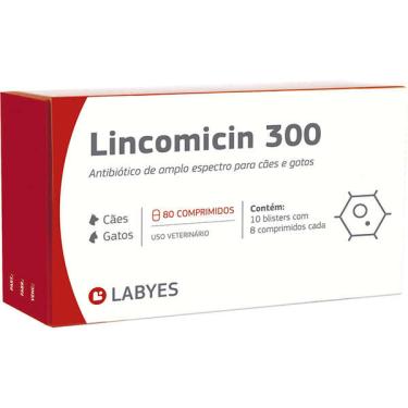 Imagem de Antibiótico Labyes Lincomicin 300 - 80 Cápsulas