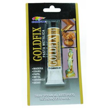 Imagem de Pasta Metálica Goldfix Corfix 20ml Cor Ouro Velho 246