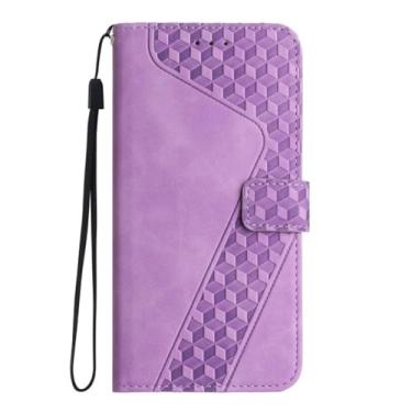 Imagem de Capa carteira para Xiaomi para Redmi Note 12 12 Pro 11 11S 10 9 8 para Redmi 10C 10A 10 9C 9T 9A 9 8 3D em relevo Flip Cover, Light Purple, para Poco M4 Pro 5G