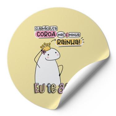 Imagem de 120 Etiquetas Adesivos Redondos Meme Bentô Dias Das Mães Ela Não Usa C