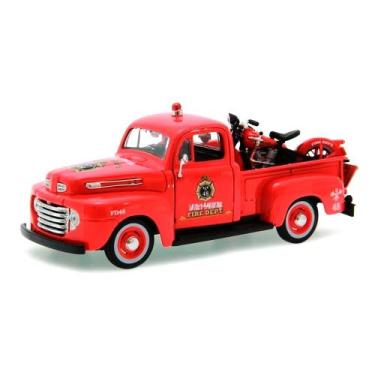 Imagem de Miniatura Ford F-1 1948 1/24 Harley El Knucklehead 1936 1/24 - Maisto