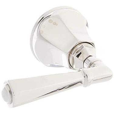 Imagem de Rohl A7605PN Alavanca de metal paladiano e tampa hexagonal somente para equilíbrio de pressão A1900 e A2900 Inclui adaptador de válvula de alavanca de sino adaptador anel e hexagonal, níquel polido