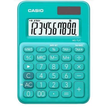 Imagem de Calculadora Casio MS-7UC-GN (10 Digitos) - Verde