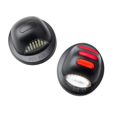 Imagem de Luzes de placa de LED RUXIFEY com tubo de neon OLED vermelho compatível com Ford F150 F250 F350 F450 F550 SuperDuty Ranger Explorer Bronco Excursion Expedition, 6500K White, pacote com 2