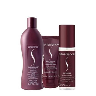 Imagem de Senscience True Hue Violet Shampoo Máscara e Leave-in Spray (3 produto