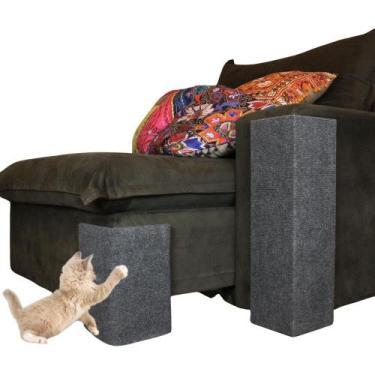 Imagem de Arranhador Gato E Protetor Sofá Retrátil De Quina Kit 4 Pçs - Au Au Mi