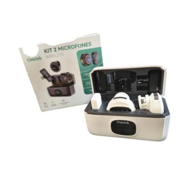 Imagem de Kit 2 Microfones Wireless Sem Fio Onistek