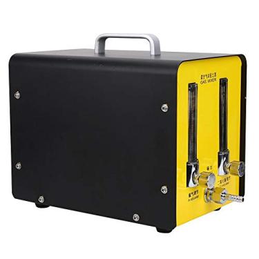 Imagem de Junluck Medidor de fluxo de ar BPQ-06 misturador de gás, máquina de mistura de dióxido de carbono, medidor de fluxo de gás, equipamento controlador de fluxo de gás com cilindro misto super grande (BPQ-06)