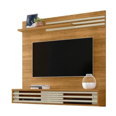 Imagem de Painel Bancada Suspensa Para 60 Polegadas Frizz Sublime - 7 Decor Cumaru E Opala
