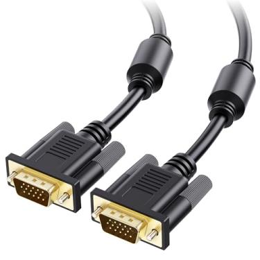 Imagem de Cable Matters Cabo VGA com ferrites - 4,5 m, cabo VGA para monitor de computador, cabo de monitor macho para macho