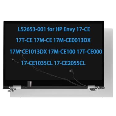 Imagem de daplinno Tela De Substituição L52653-001 Para Hp Envy 17-Ce 17T-Ce 17M-Ce 17M-Ce0013Dx 17M-Ce1013Dx 17M-Ce100 17T-Ce000 17-Ce1035Cl 17-Ce2055Cl Lcd Touch Screen + Tampa Traseira Digitalizadora Dobra