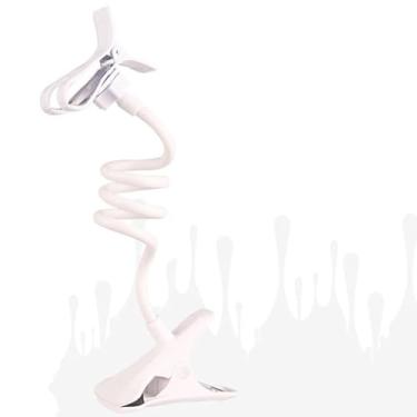 Imagem de Suporte Universal Multifuncional Para Telefone-De Cabeceira E Mesa Ajustável Assistir TV/Filme(Branco)