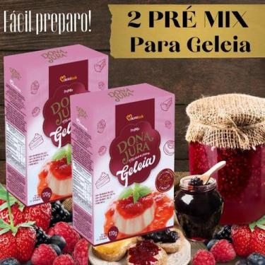 Imagem de Geleia Pré Mix Pronta Café da Manhã e Tarde Kit 2 Pcts - Cacau Foods