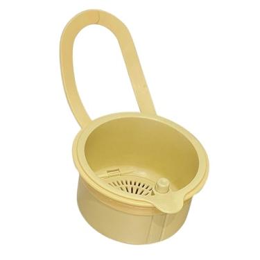 Imagem de SiaBiced Escorredor de pia de cozinha, escorredor de água, de frutas e vegetais, de, filtro de pendurar, Amarelo